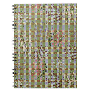 Carnet Textured Pointillism Grid Pattern Artwork