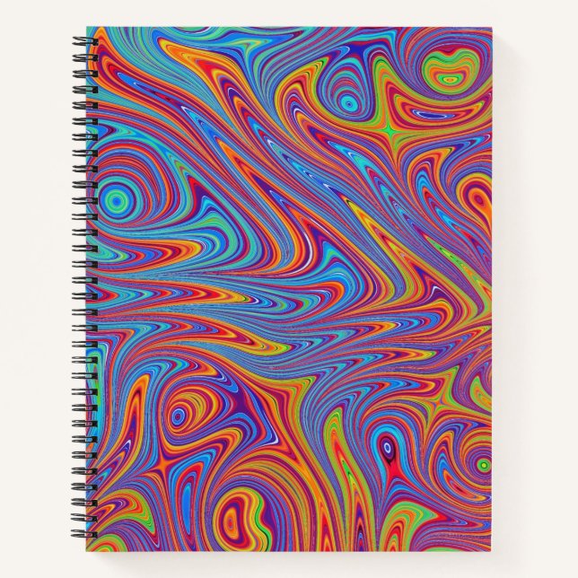 Carnet textures psychodeliques (Devant)