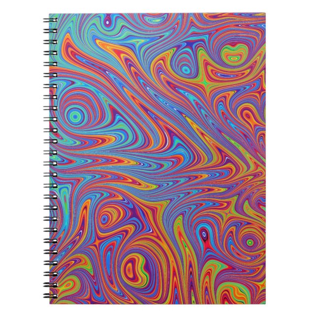 Carnet textures psychodeliques (Devant)