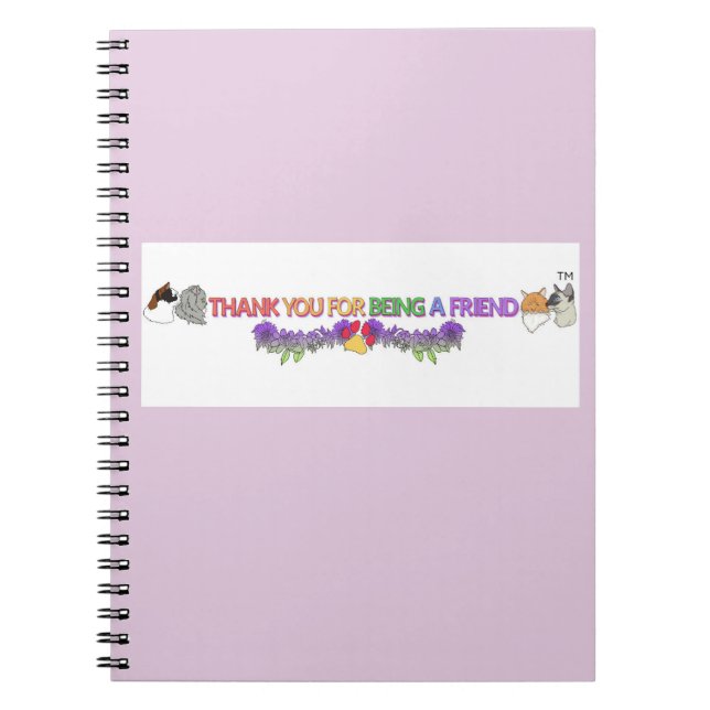 Carnet Thank You for Being a Friend Official Notebook (Devant)