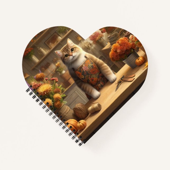 Carnet Thanksgiving Fall themed for Cat Lovers  (Devant)