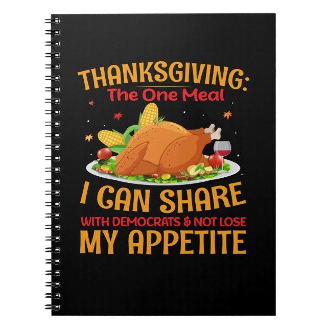 Carnet Thanksgiving Le Repas Unique (Devant)