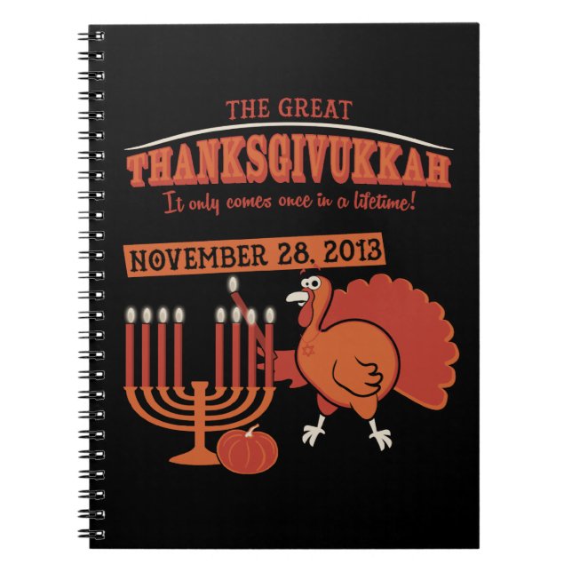 Carnet 'Thanksgivukkah de fête (Devant)