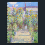 Carnet The Artist's Garden at Vétheuil by Claude Monet<br><div class="desc">The Artist's Garden at Vétheuil
by Claude Monet</div>