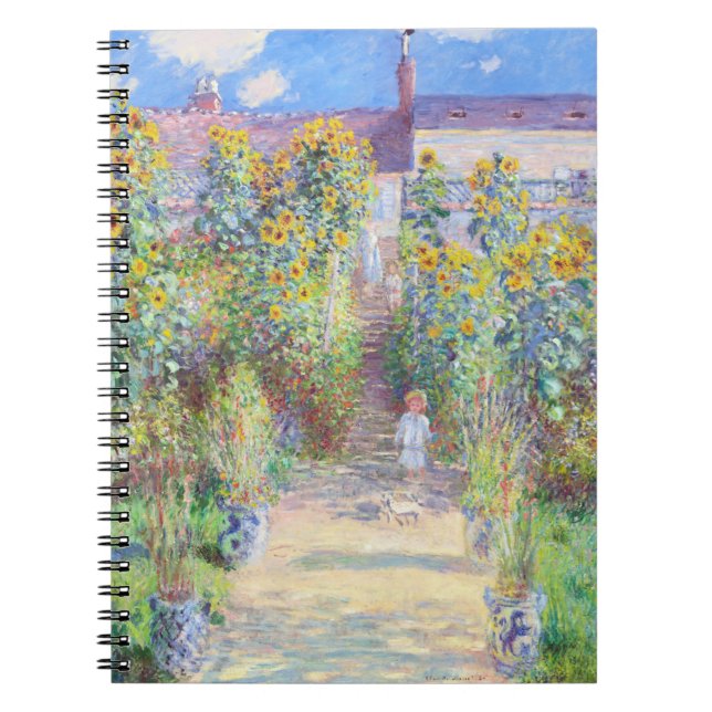 Carnet The Artist's Garden at Vétheuil by Claude Monet (Devant)