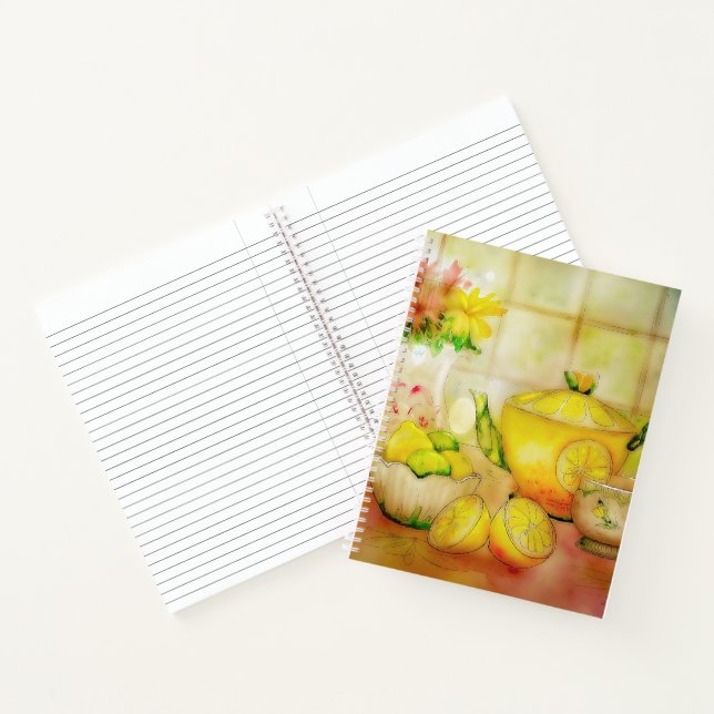 Carnet Thé au citron  (Intérieur)