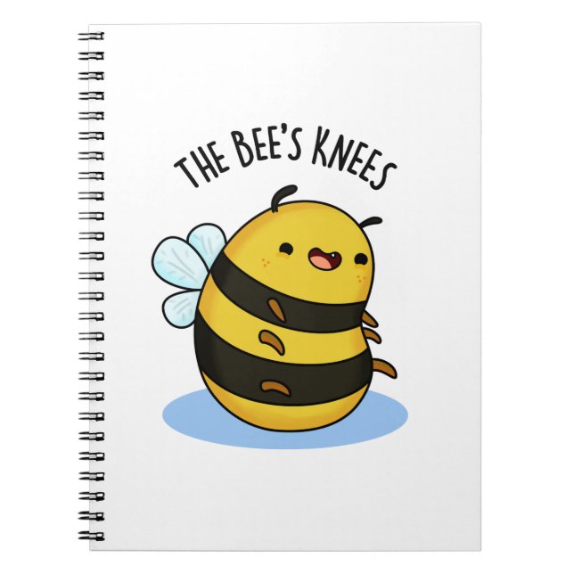 Carnet The Bees Knees Funny Bumble Bee Pun (Devant)