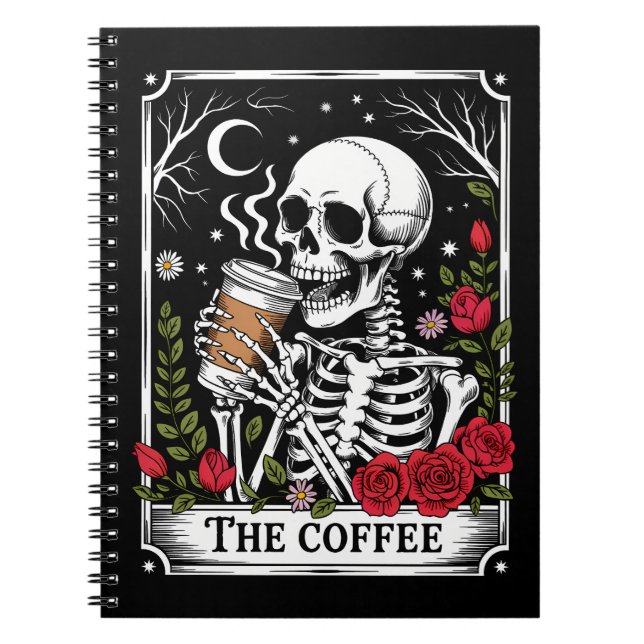 Carnet The Coffee Witchy Vibes Tote Bag – Magical Goth  (Devant)
