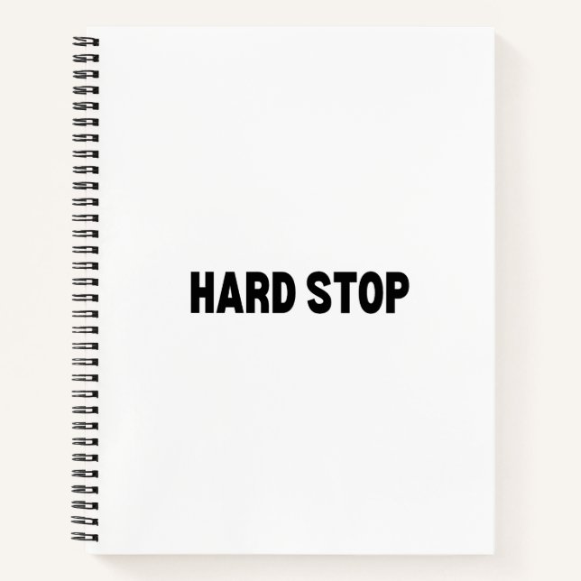 Carnet The Conclusion Ledger | Hard Stop Professional (Devant)