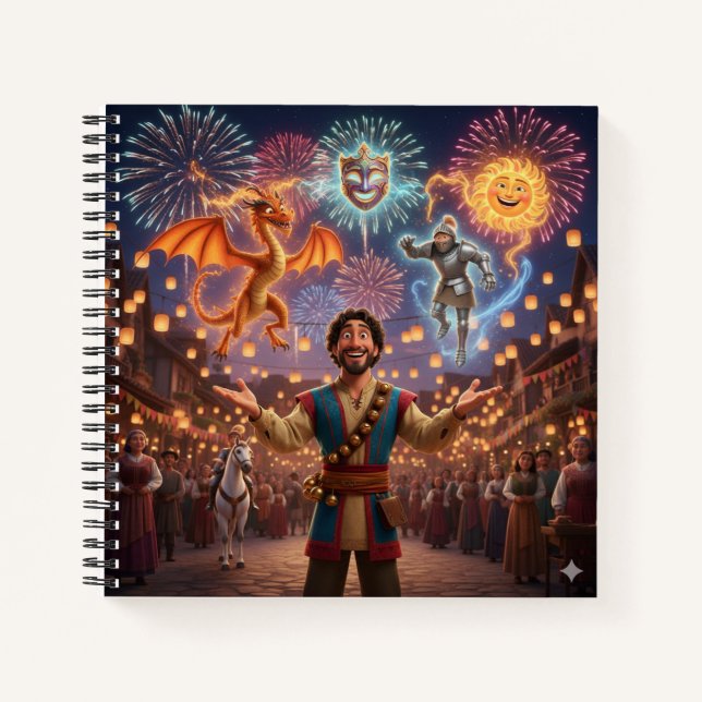 Carnet The Festival Jester Notebook (Devant)