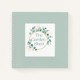 Carnet The Garden Shed Coffee, Botanical Greenery Gift 