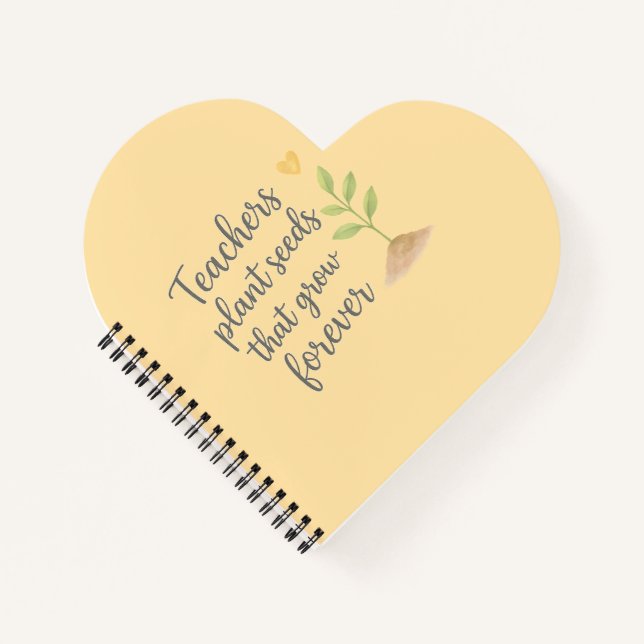 Carnet The heart of teaching  (Devant)