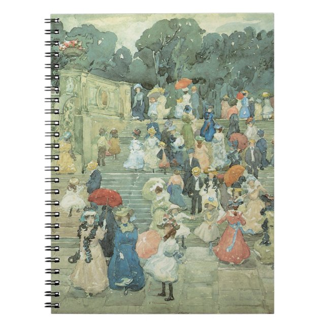 Carnet The Mall, Central Park de Maurice Prendergast (Devant)