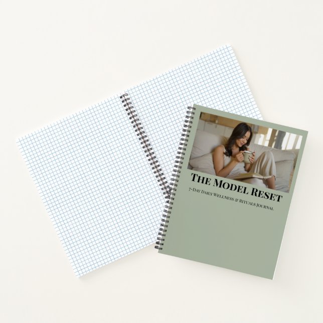 Carnet The Model Reset | 7-Day Daily Wellness & Rituals J (Intérieur)