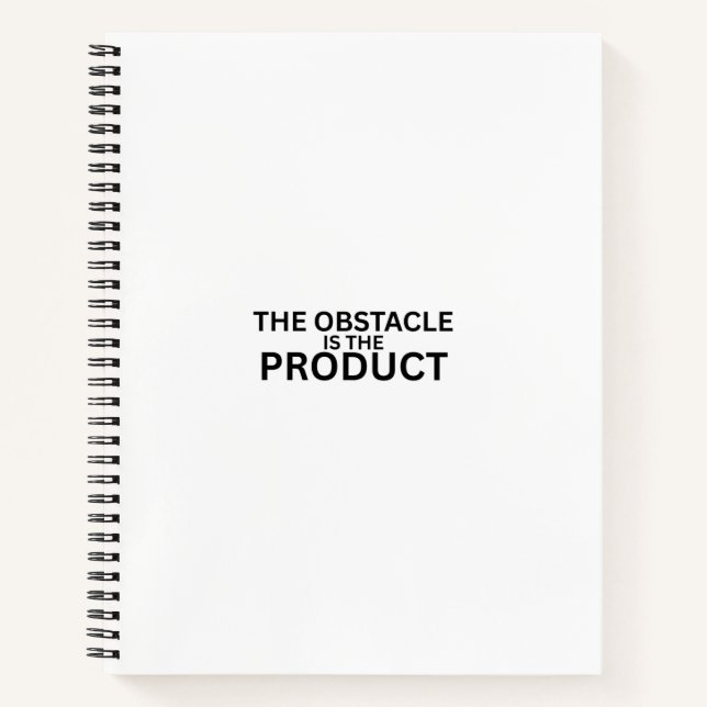 Carnet The Obstacle Is The Product Professional  (Devant)
