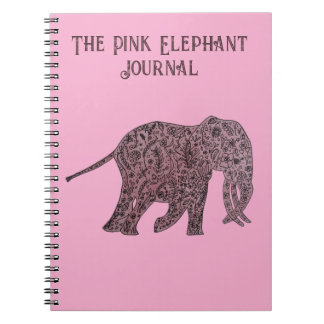 Carnet The Pink Elephant Journal/Notebook