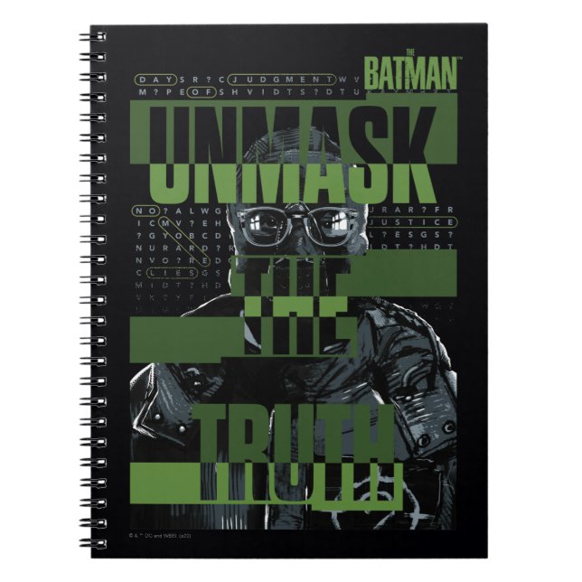 Carnet The Riddler - Unmask The Truth (Devant)