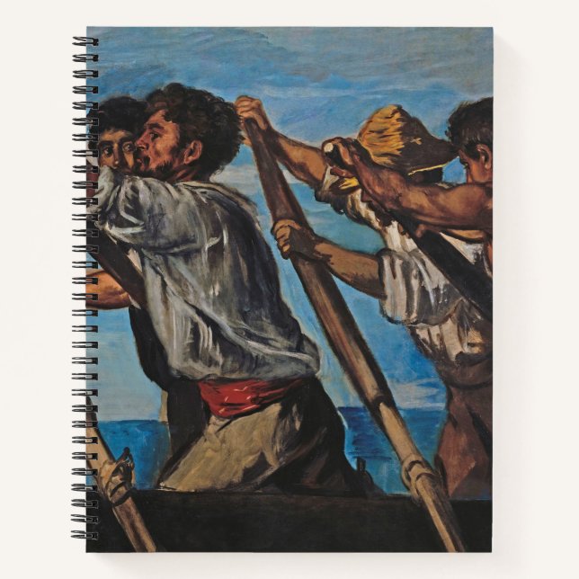 Carnet The Rowers (by Hans von Marées) (Devant)