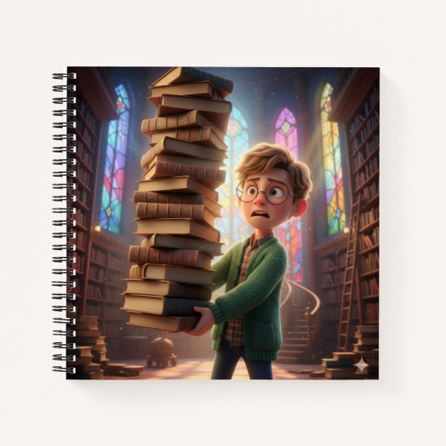 Carnet The Timid Librarian Apprentice Notebook (Devant)