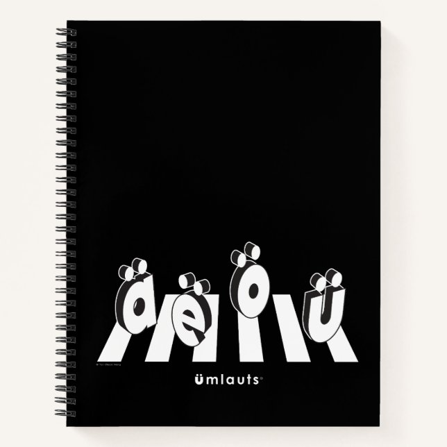 Carnet “The Umlauts: Crossing Over” (Devant)