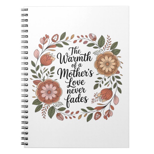 Carnet The Warmth Of A Mother's Love Never Fades (Devant)