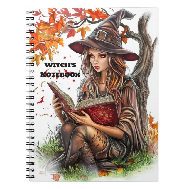 Carnet The witch's notebook.A great Halloween gift (Devant)