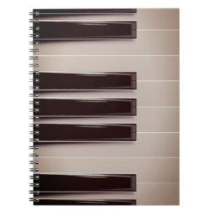 Carnet Thème de clavier de piano