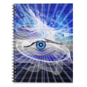 Carnet Thème de l'œil cosmique mystique