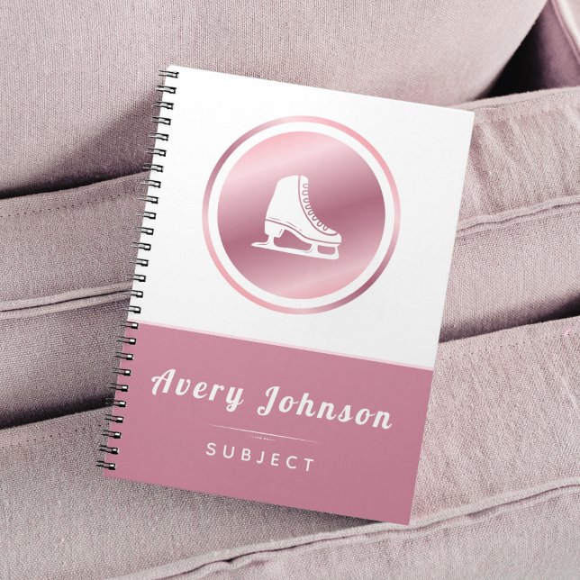 Carnet Thème de patinage artistique sur glace pour filles (Créateur téléchargé)