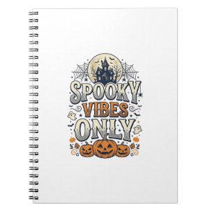 Carnet Thèmes effrayants pour Halloween Citrouille Fantôm