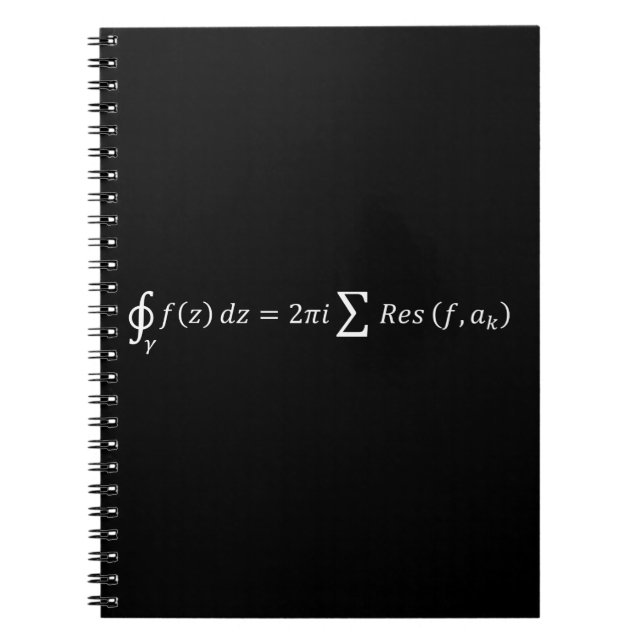 Carnet Théorème Des Résidus De L'Analyse Complexe - Calcu (Devant)