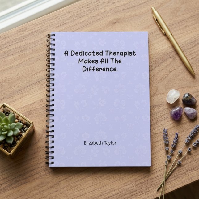 Carnet Thérapeute dévoué fait toute la différence  (Créateur téléchargé)