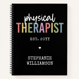 Carnet Thérapeute physique personnalisée Diplôme PT