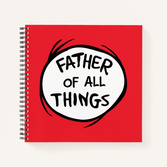 Carnet Thing One Thing Two - Père de toutes choses (Devant)