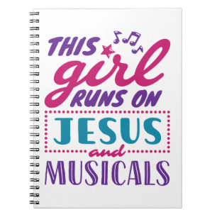 Carnet This Girl Runs on Jesus and Musicals