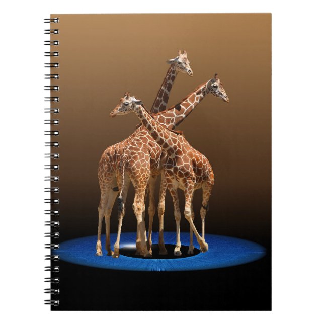 CARNET THREE GIRAFFES (Devant)