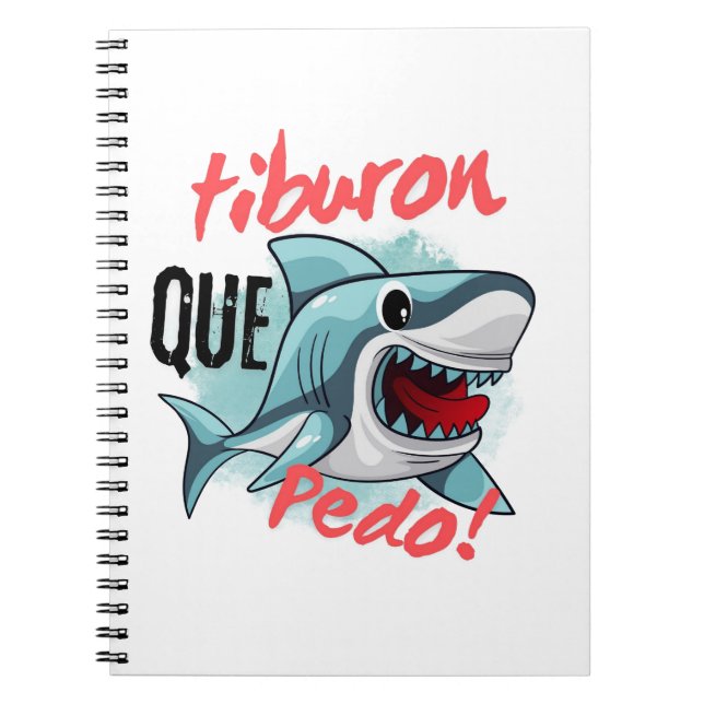 CARNET TIBURON DIS QUE PEDO, REQUIN, QU'EST-CE QUI SE PAS (Devant)