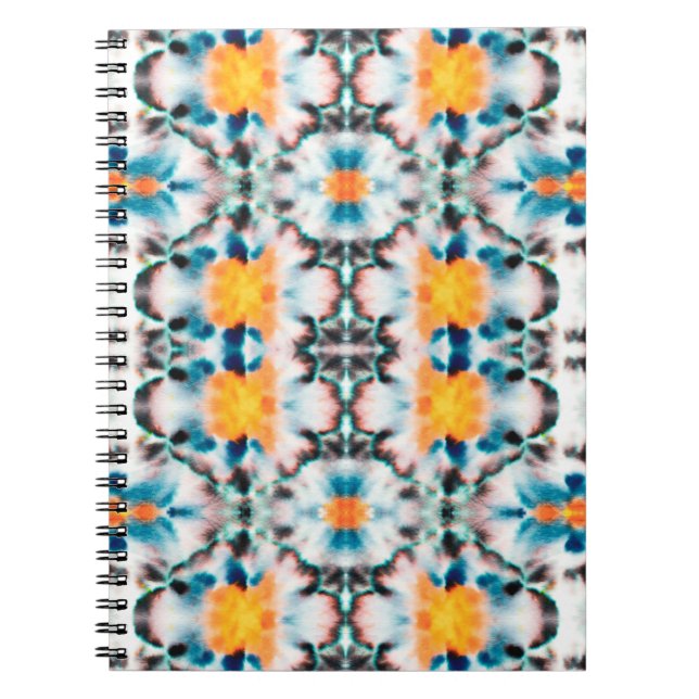 Carnet Tie Dye Motif sans couture. Ethnique Abstraite. Ps (Devant)