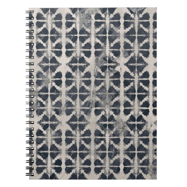 Carnet Tie teinture texture créative répétition moderne m (Devant)