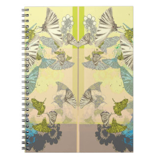 Carnet Tiger Butterfly Spiral Photo Notebook