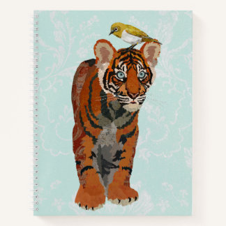 CARNET TIGER ET OISEAU D'OR