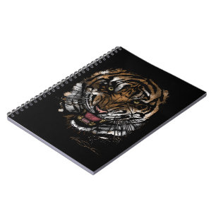 Carnet Tiger face (conception de signature)