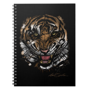 Carnet Tiger face (conception de signature)