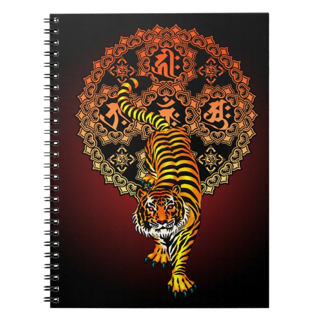 Carnet Tiger Mandala 02 (Devant)