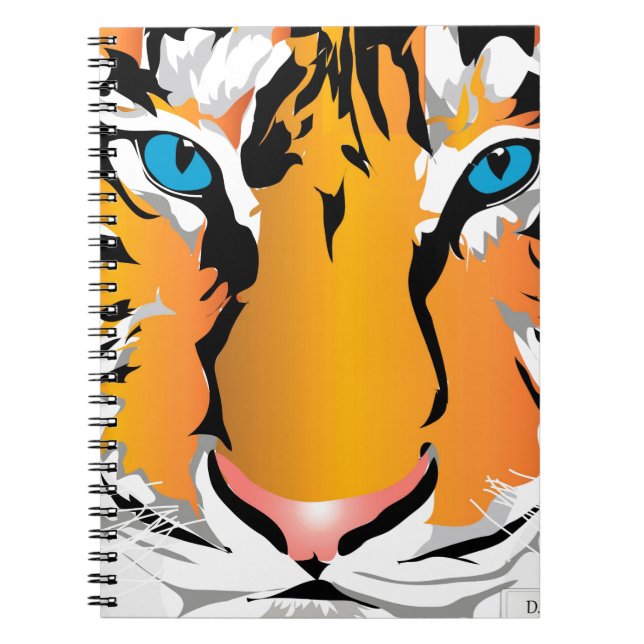 CARNET TIGER-ORANGE (Devant)