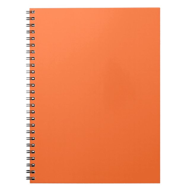 Carnet Tiger Orange Personnalisé Trend Arrière - plan cou (Devant)