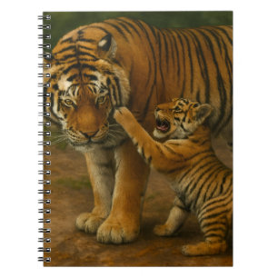 Carnet Tiger Tenderness - Parent et Cub en Forêt