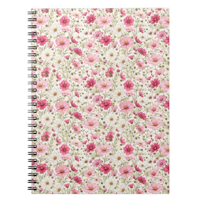 Carnet Tiges de fleurs de cosmos aérées (Devant)