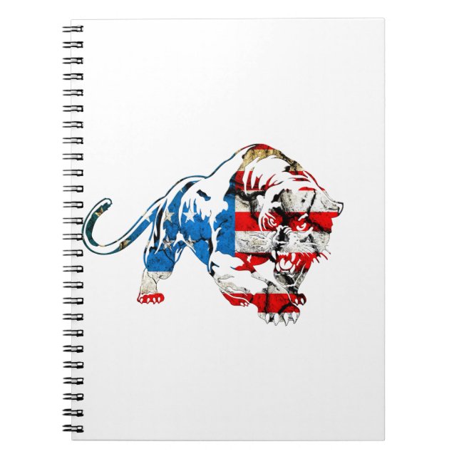 Carnet Tigre américain (Devant)