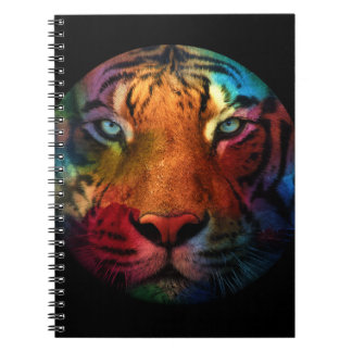 Carnet Tigre Arc-en-ciel